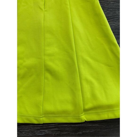 NWT Miscreants London Cupid Mini Dress W/Slit & Gloves In Green UK 6 US 2 - Picture 9 of 14